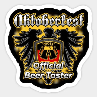 Oktoberfest Official Beer Taster Sticker